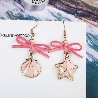 Seashell Non-matching Drop Earring
