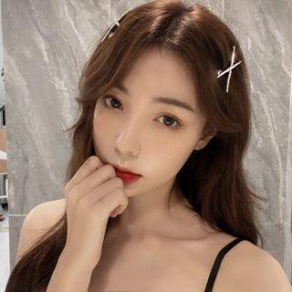 Cross Rhinestone Hair Pin