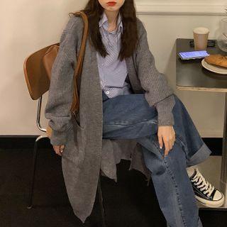 Long Knit Oversize Sweater Jacket