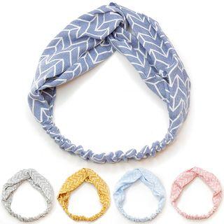 Patterned Fabric Criss Cross Headband
