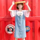 Buttoned Down Dungaree Dress