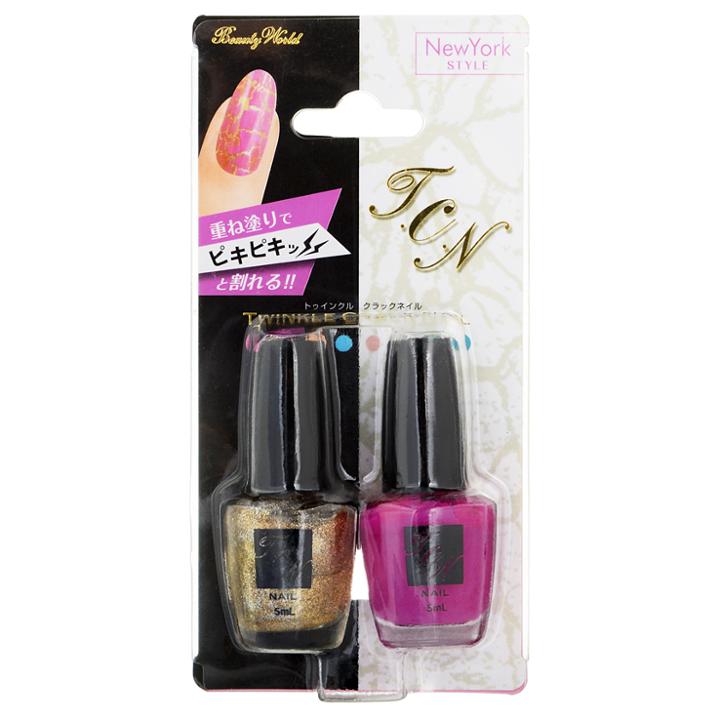 Lucky Trendy - Twinkle Crack Nail (tcn681) 5ml X 2 Pcs