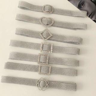 Rhinestone Belt (various Designs)