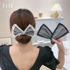 Houndstooth Wired Hair Tie