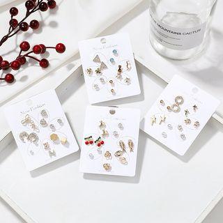 Set Of 6: Stud Earring (assorted Designs)