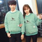 Couple Matching Embroidered Sweatshirt