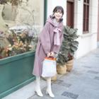 Hood Tie Neck Coat