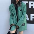 Applique Crop Blazer