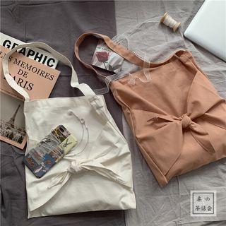 Twisted Canvas Tote Bag