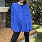 Hooded Long-sleeve T-shirt / Cropped Leggings