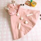 Rabbit Ear Hooded Cape Pink - One Size