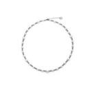 Faux Pearl Stainless Steel Necklace White Faux Pearl - Silver - One Size