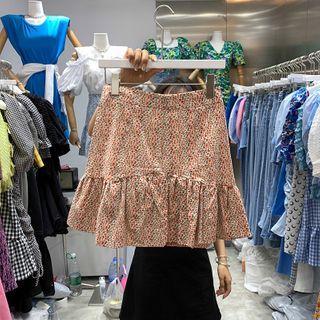 Floral Mermaid A-line Skirt