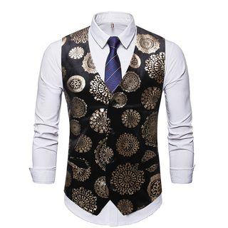 Foil Pattern Vest