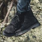 Couple Matching Genuine Leather Lace-up Short Boots