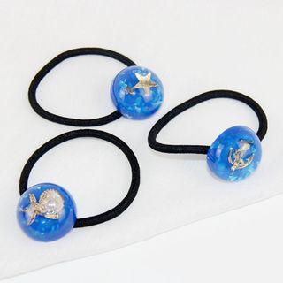 Ocean-accent Resin Hair Tie (various Designs)