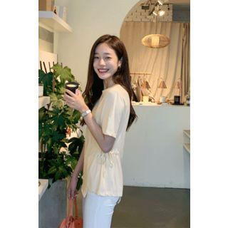 Drawcord-side Pastel Top Yellow - One Size