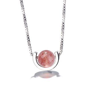Pendant Necklace White Gold - One Size
