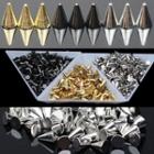 Metal Stud Nail Art Decoration Silver - One Size