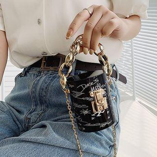 Graffiti Clear Crossbody Bag