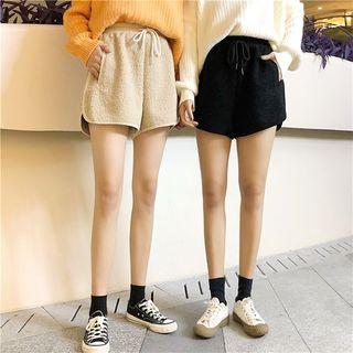 Drawstring Fleece Shorts