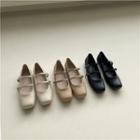 Square Toe Double Strap Mary Jane Shoes