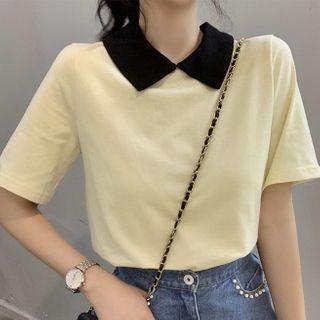Short-sleeve Polo Top