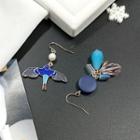 Non-matching Bird & Bead Dangle Earring