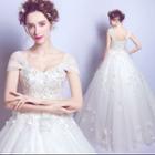 Embellished Ball Gown Wedding Dress