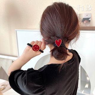 Heart / Smiley Hair Tie