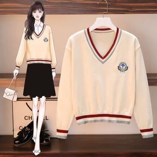 Badge Embroidered Sweater