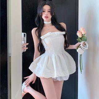 Ruffle Tube Top / Shorts
