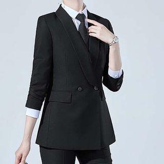Double-breasted Blazer / Plain Blazer / Dress Pants / Shirt / Set (various Designs)