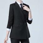 Double-breasted Blazer / Plain Blazer / Dress Pants / Shirt / Set (various Designs)