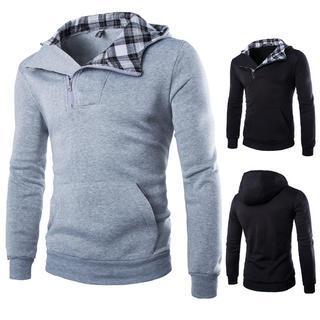 Plaid Zip Hoodie