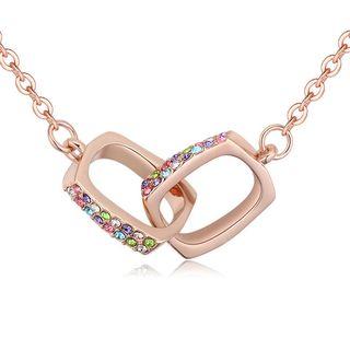 Austrian Crystal Ring Necklace