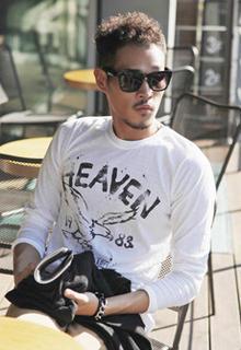 Printed Long-sleeve T-shirt