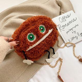 Mini Fluffy Monster Chain Crossbody Bag