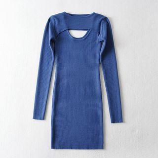 Set: Crop Top + Sleeveless Sheath Dress