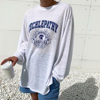 Varsity Letter M Lange T-shirt