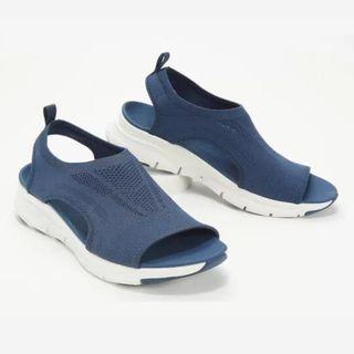 Plain Peep-toe Sandals