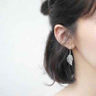 925 Silver Leaf Earring