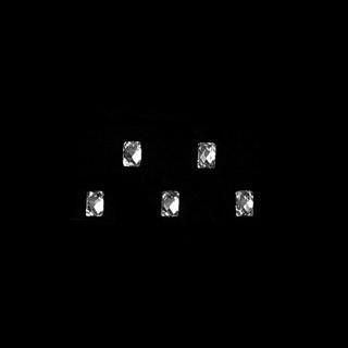 3d Nail Art Rhinestones (#7 Rectangle) (5 Pcs) 5 Pcs