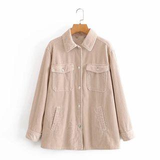 Pocket Detail Button-up Jacket