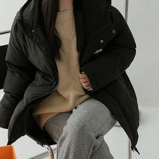 Padding Oversize Hooded Jacket