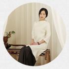 Plain Long-sleeve Hanfu Dress