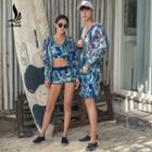 Couple Matching Printed Jacket / Bikini / Swim Shorts