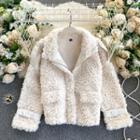 Faux Shearling Zip-up Jacket