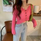 Long-sleeve Knitted Light Cardigan