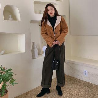 Cotton Wide Pants & Belt